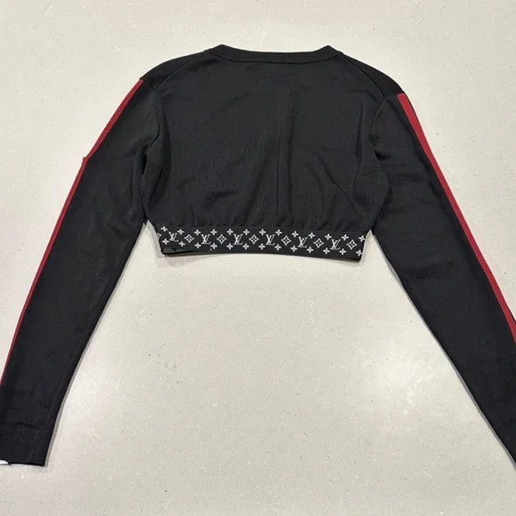 Women’s Louis Vuitton cropped pullover with monogram band